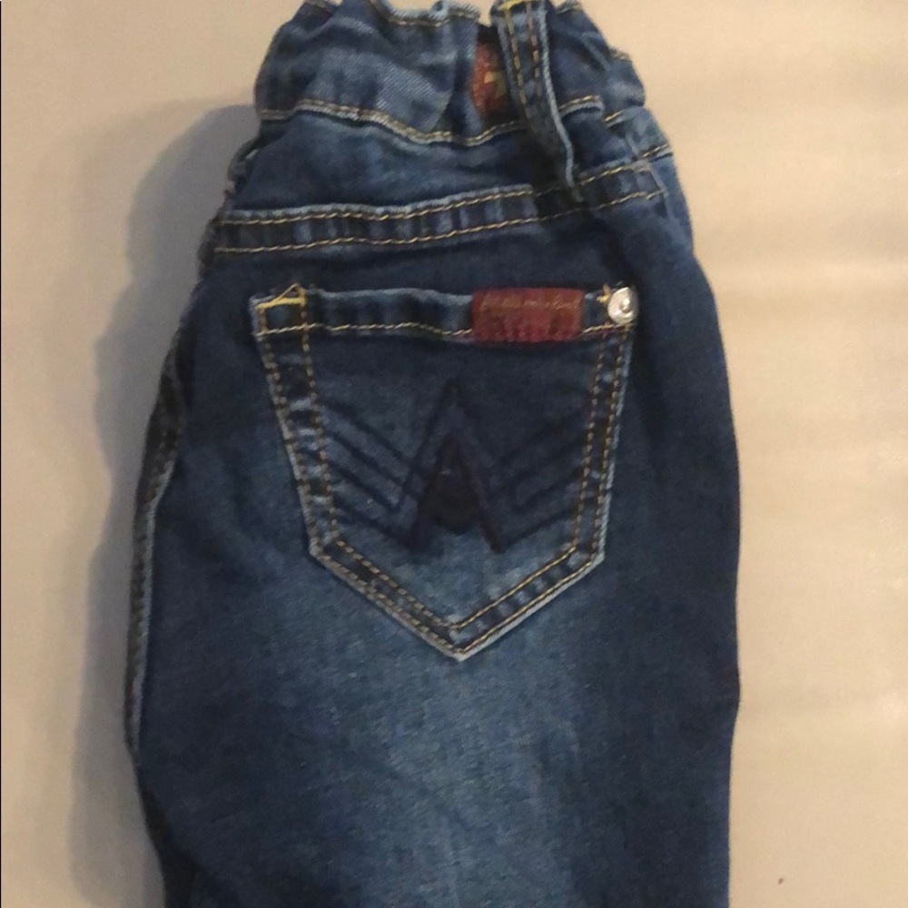 Girls 7 for all Mankind ankle length jeans